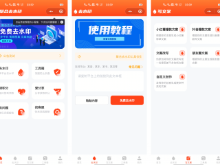 聚合去水印多功能可裂变小程序开源源码【带流量主】